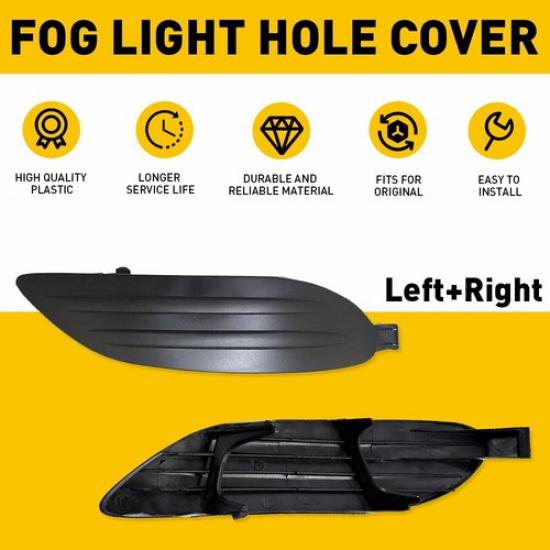Front Left & Right Side Fog Bumper Lights Cover For Toyota 2005-2008 Corolla