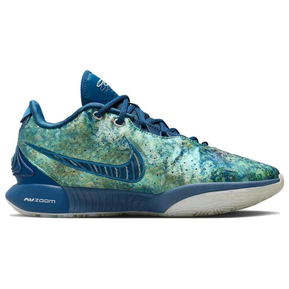 Nike LeBron 21 Abalone Men Sneakers Blue Industrial-Blue Court-Blue FN0708-400