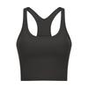 Original I-Shaped Yoga Vest Female with Chest Pad Beauty Back Exercise Underwear Female Bubble Wrap Running Fitness Bra Can Be Outwear