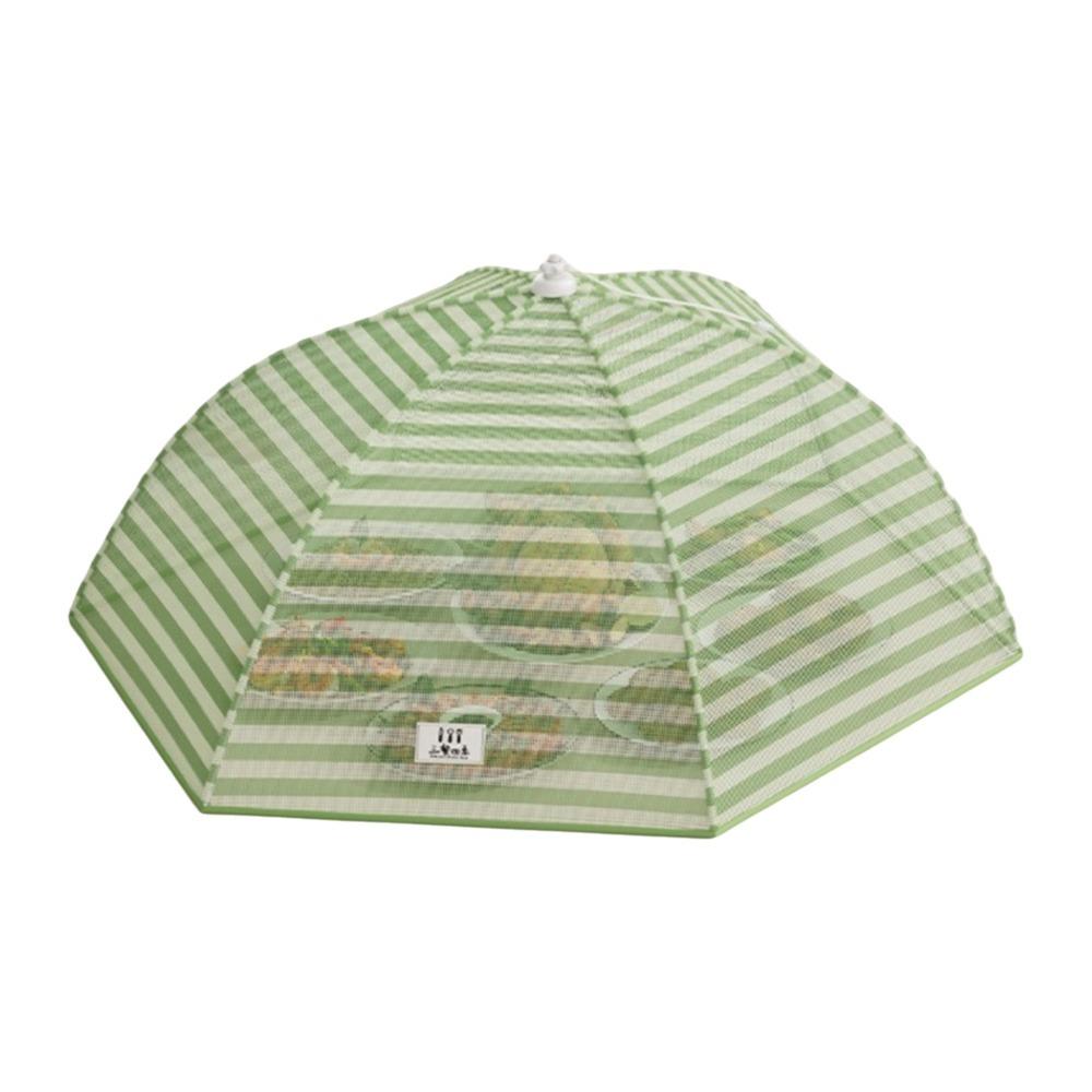 Anti-Mosquito Mesh Food Cover Folding Food Preservation Cover Table Mesh Food Covers Fruit Cover Green Style A