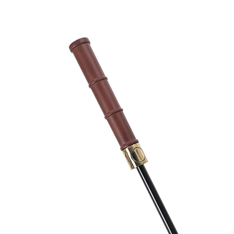 16 Bone Long Wooden Handle Windproof Retro Straight Umbrella Men's Large Reinforced Thickened Strong Business Gift Golf Umbrella