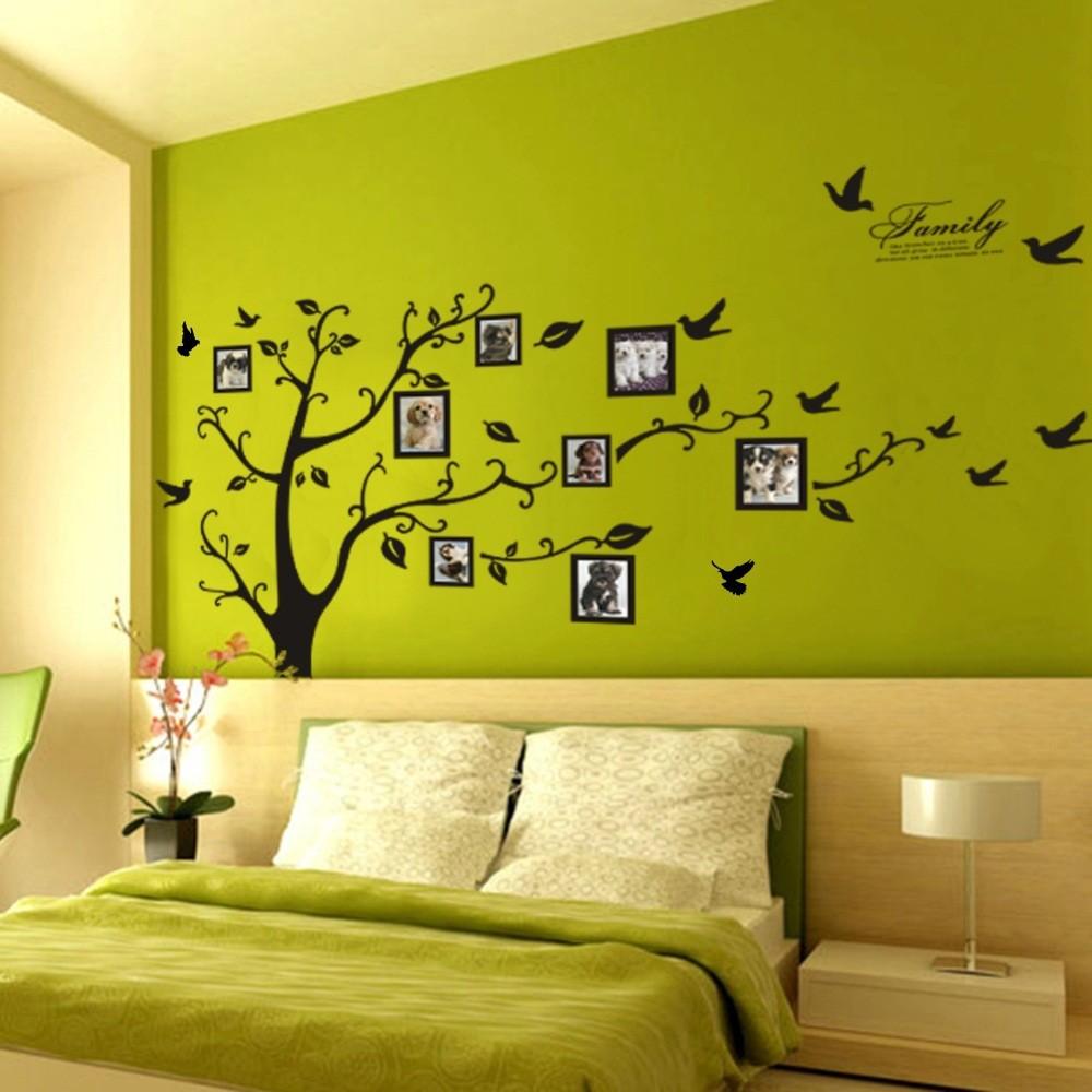 Modern Minimalist Photo Tree Wall Sticker For Living Room And Bedroom Decor