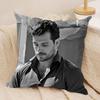 Super Star HHenry Cavill Cushion Cover Silky Short Plush Invisible Zipper Dustproof Sofa Pillow Case for Home Decor
