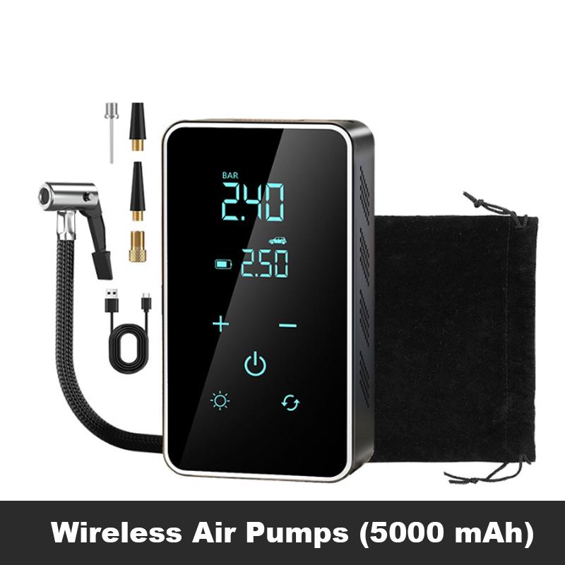 

Mini Tire Inflator USB Rechargeable Digital Air Compressor 150PSI Car Electric Air Pump LCD Display for Car Motorcycle Inflation