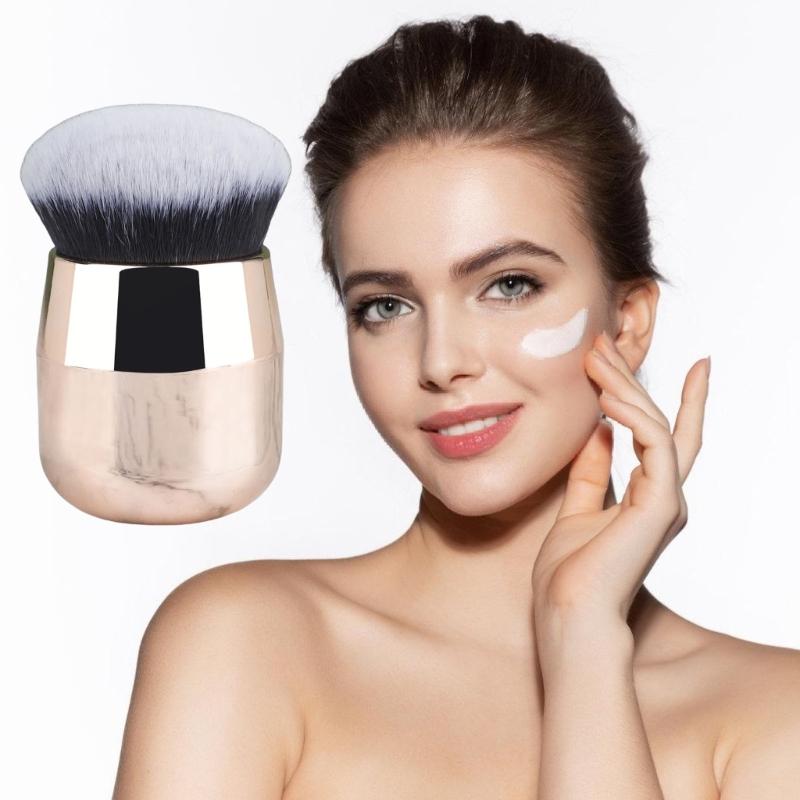 Kompaktowy pędzel kosmetyczny do podróży i codziennego użytku z syntetycznym włosiem Miękkie włókna Akcesoria do manicure i zdobienia paznokci