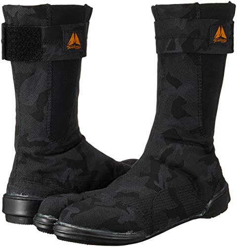 SOKAIDO Twinhooves Crotch Safety Jacket, Black Camouflage, Zipper Type, Size 27.0cm, TH-350F