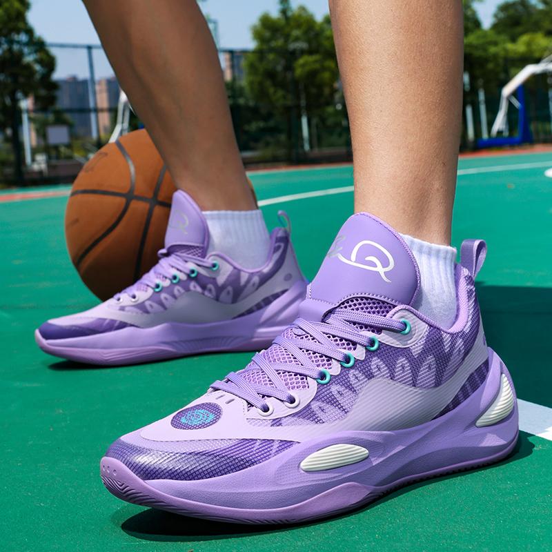 2025 New style basketball shoes men's net surface sports shoes shock-absorbing breathable and odor-resistant running shoes