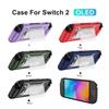 2IN1 Game Console Protective Case For Switch OLED 2 With Card Slot And Holder TPU Anti Fall Anti Slip Protective Shell Accessory
