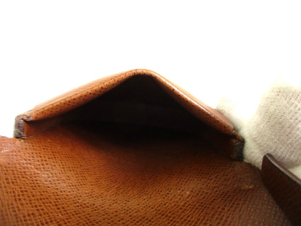 Authentic LOUIS VUITTON Monogram Brown Leather Coin Purse Porto Monnaie Gousset #a901  Refurbished