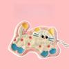 1Pcs Cute Cartoon Dopamine Hand Towel Hanging Style Household Kitchen Children's Bathroom Absorbent and Non Shedding Towel