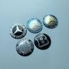 29mm 38mm Curved Logo Cap Multimedia Knob Hood Cover Badge for Mercedes Benz AMG Star Wheat Apple Tree Car Emblem Sticker AI162Y