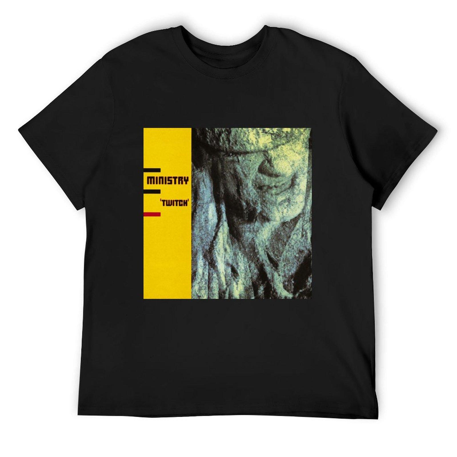 

Ministry twitch T-Shirt customs design your own anime tshirt cotton man t-shirts new edition plain black t shirts men 4XL