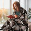 Opossum Blanket Possums Blanket Possum Gifts Black Throw Stuffed Animal for Travelling Camping Soft Birthday Gifts for Women Men