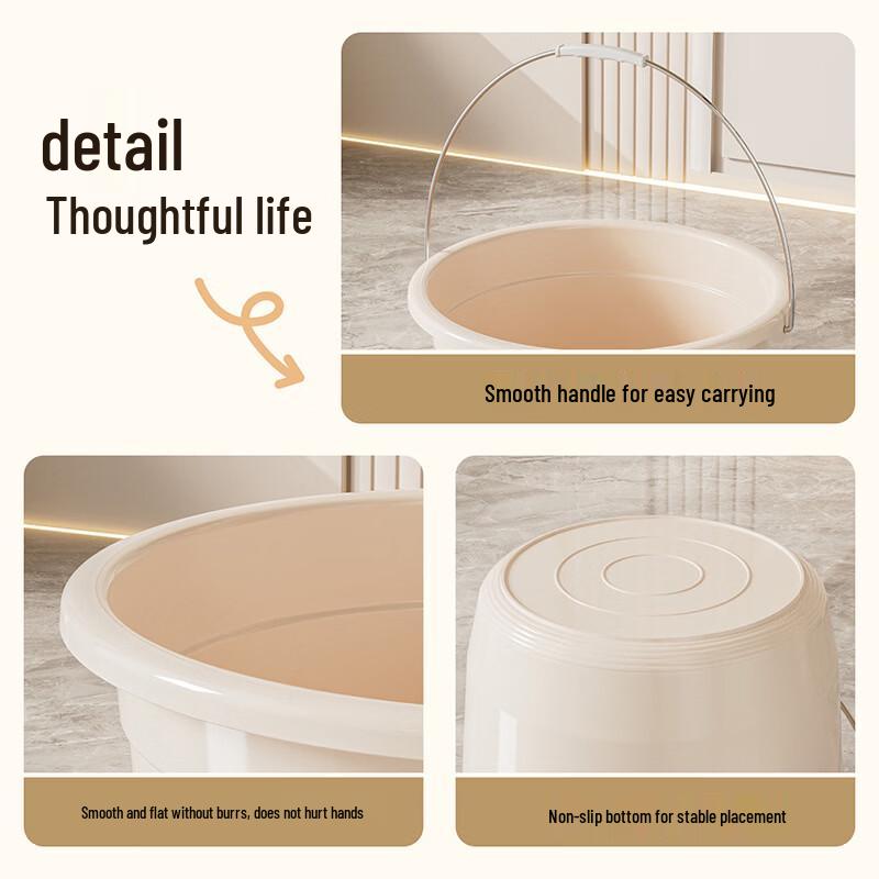 Transparent Plastic Water Storage Bucket