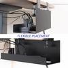 Under Desk Cable Tray Metal Cable Management Holder No Drill Under Desk Power Strip Box For Home College Dorm Apartment Study