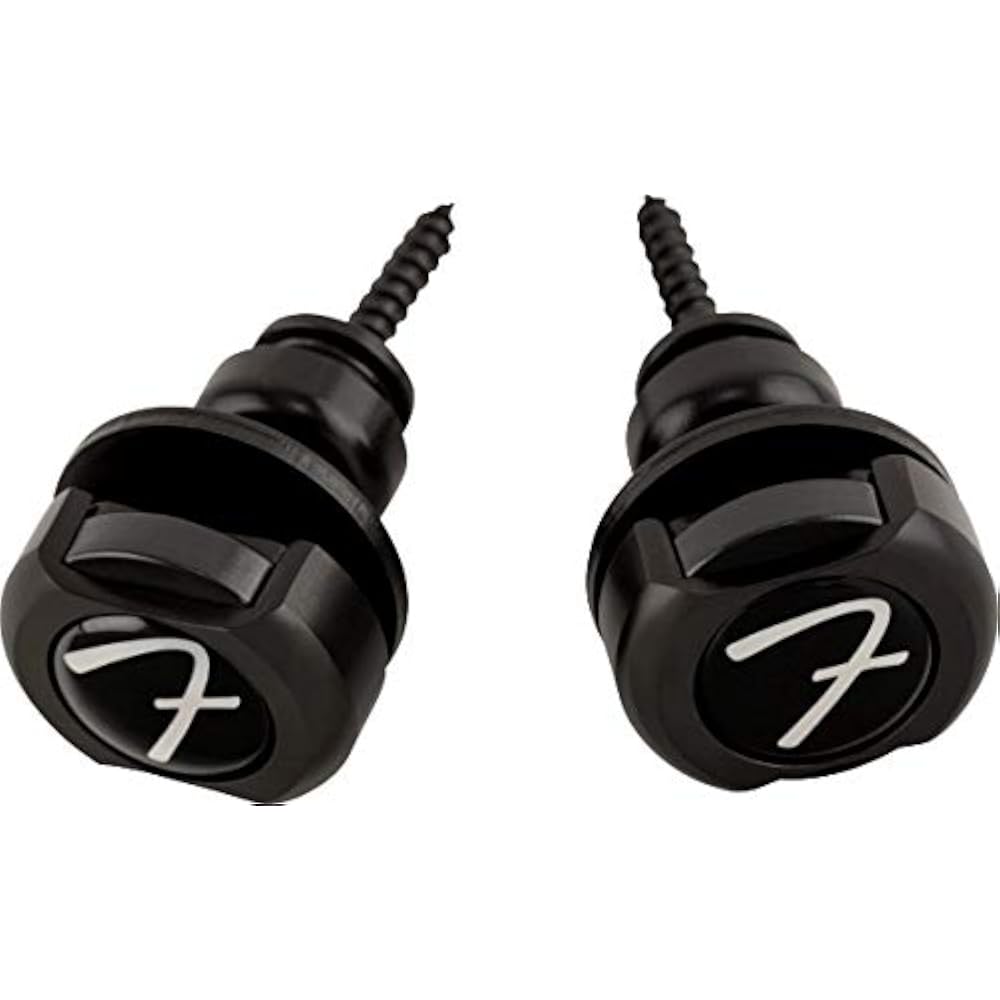 Fender Strap Pin Indemnity Strap Locks, Black