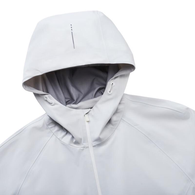 Jiumuwang Men's Slim-Fit Waterproof Hardshell Hooded Jacket