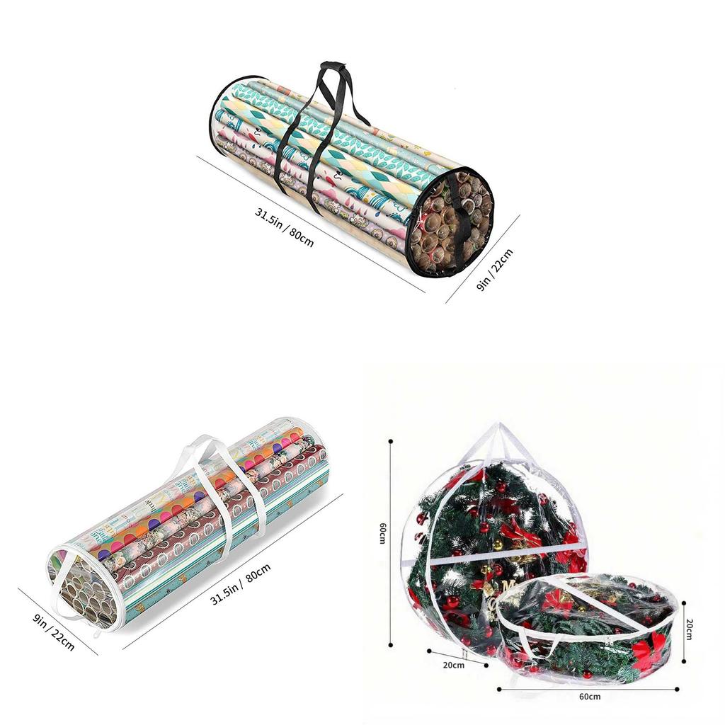 Christmas Storage Bag With Drawstring For Living Room Decor And Holiday Organizer