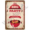 Vintage Tin Sign Dad`s BBQ Yard Outdoor Party Decoration Metal Sign Plate Retro Barbecue Decor