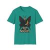 Unisex Softstyle T-Shirt Sip the Night Moth Vampire Wings Halloween Gothic