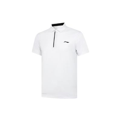 Sports Life Series Solid Color Quick-Drying Polo Shirt Men Tops White APLT031-2