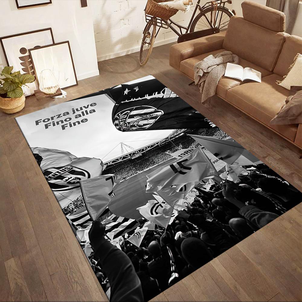 Juventus Floor Mat Suitable For Balcony Study Room Playrooms Living Rooms Antislip Rug Decorate Offices Wedding Party Gift