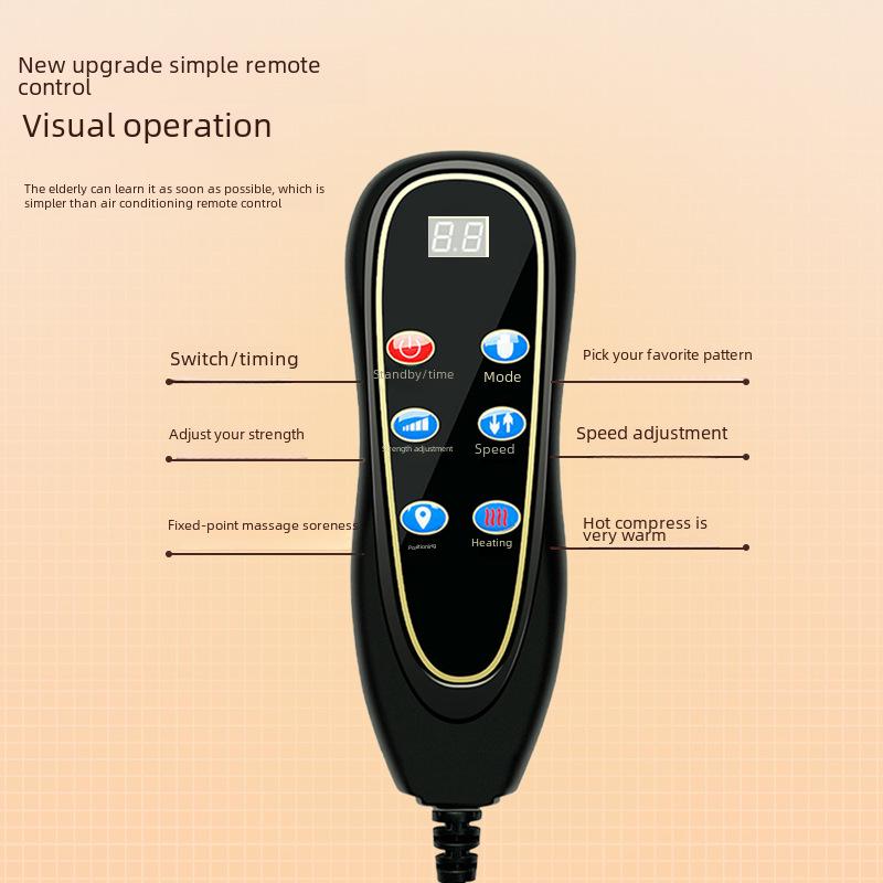 Multifunctional Full-Body Massage Mattress with Airbag Vibration & Heating