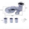 Flexible Adjustable Toilet Pipe Slider with Thickened PP Material and Superior Sealing for Reliable Leak Prevention