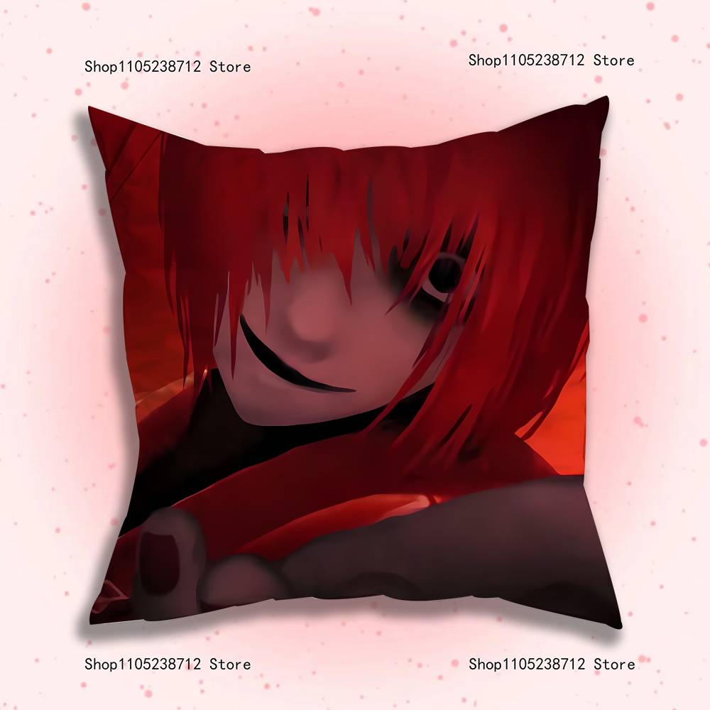 HHomicipher MrScarletellaS Anime Pillow Covers Cartoon Sofa Decorative Home Doublesided Printing Short Plush Cushion Cover
