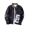 Herrenmode Patchwork Jeansjacken Hip Hop Streetwear Übergröße Mäntel für Männer