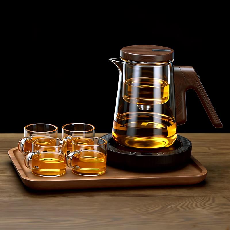 Magnetic Infuser Glass Teapot Set