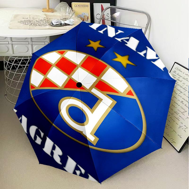 Dinamo Zagreb Basketball Club Umbrella Folding umbrella, automatic umbrella 8-Frame for Travel, camping Use Gift for Halloween Christmas