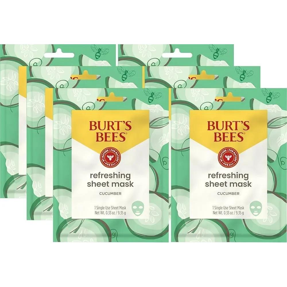 

Burts Bees Refreshing Sheet Pack Cucumber 6 Pieces