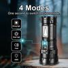 Super Bright 7*LED Flashlight High Light 4 Modes USB Rechageable Portable COB Hand Lamps Outdoor Camping Emergency Hand Lanterns