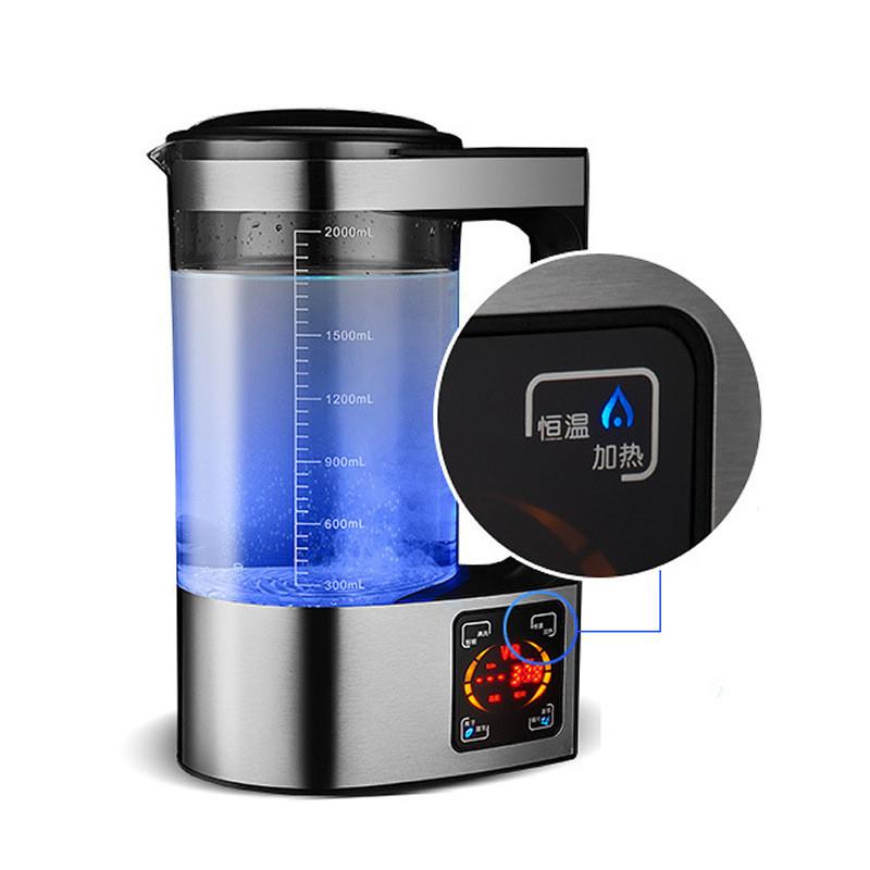 20W Water Bottle Negative Potential Water Generator Rich Hydrogen Kettle Micro Electrolysis Hydrogen Rich Water Machine Health Preserving Teapot