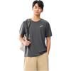 Anta Comfortable Simple Versatile Letter Breathable Thin Sports Round Neck Short Sleeve T-Shirt Men Tops Castle-Gray 952525106-4
