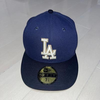 Used Limited Edition New Era 59FIFTY LA Dodgers Cap 7 3/8