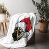 TU Cozy Dog Blanket Soft Pet Throw Fluffy Animal Lover Gift Warm Home Decor Cute Puppy Throw Blanket Christmas Gift Idea