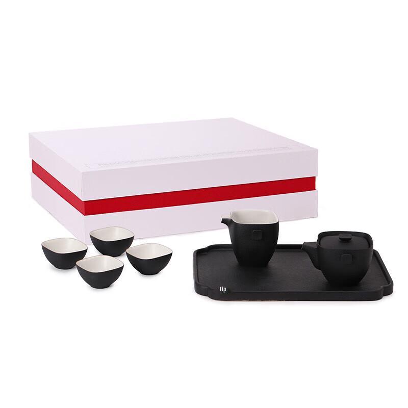 Wanqiantang Black Iron Glaze Ceramic Tea Set