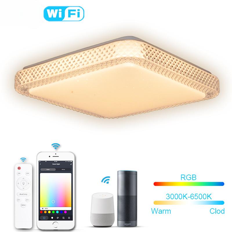 Doodle Smart Home LED Ceiling Light Modern Simple Bedroom Light Xiaodu Tmall Genie Google Audio Control