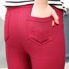 2022 Girls' Elastic Pencil Pants, Ages 3-12, Spring/Autumn Skinny Long Pants