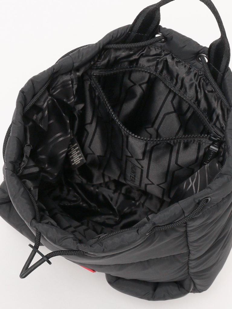 [Ray Beams] Canvas-Tasche [Nur online] HUNTER Smoked Puffer Rucksack Damen Schwarz Einheitsgröße