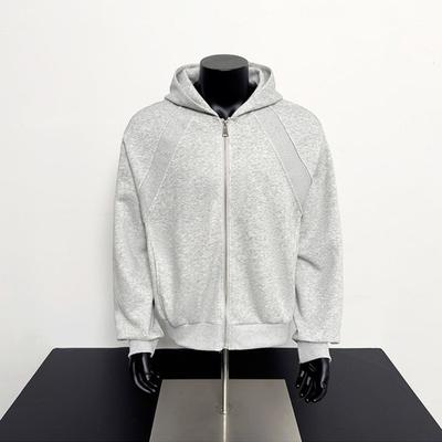 Camisa com Capuz de Manga Longa Cor Sólida Nova Tendência Europeia Americana Outono Primavera Masculina Casual Solta Cardigã Top
