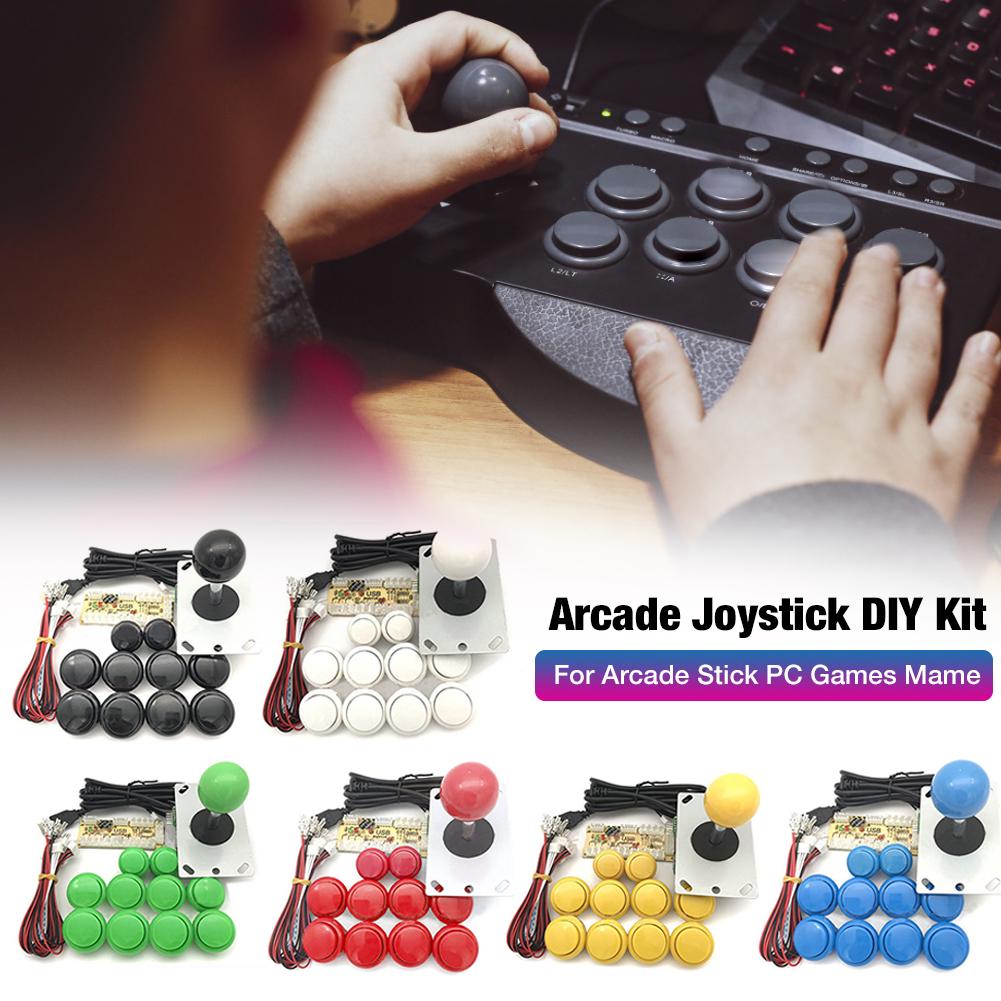 💰Kaufe Arcade Joystick DIY Kit Zero Delay Arcade DIY Kit DIY Arcade Spiel  Button und Joystick Controller Kit zum besten Preis im Online-Shop bei Joom