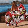 Anime B-Bettys B-Boops  Microfiber Beach Towel Absorbent Quick Dry Soft Yoga Swimming Resort Mountain Climbing Towel