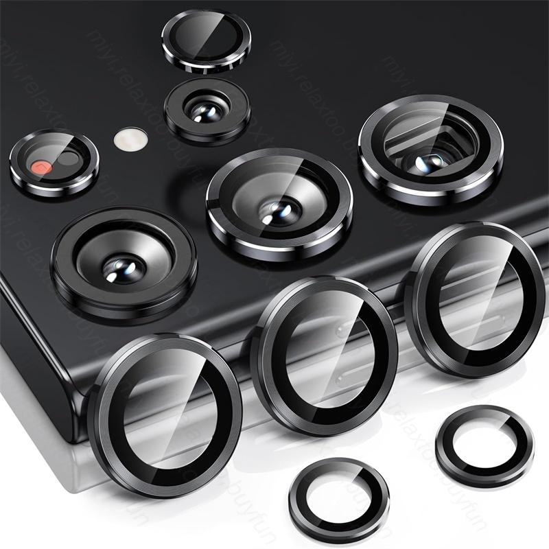 

Metal Ring Camera Lenses Protection Cap For Samsung Galaxy S25 S26 Ultra S 26 Plus 5G 8K HD 9H Glass Alloy Rear Lens Accessories S25 5G (3PCS)