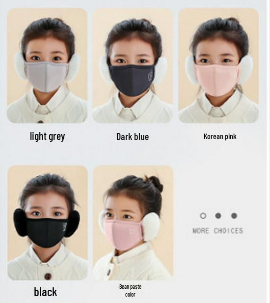 

Newcomer Offer: Winter Warmth - Breathable Children s Mask with Cold-Proof Earmuffs One Size