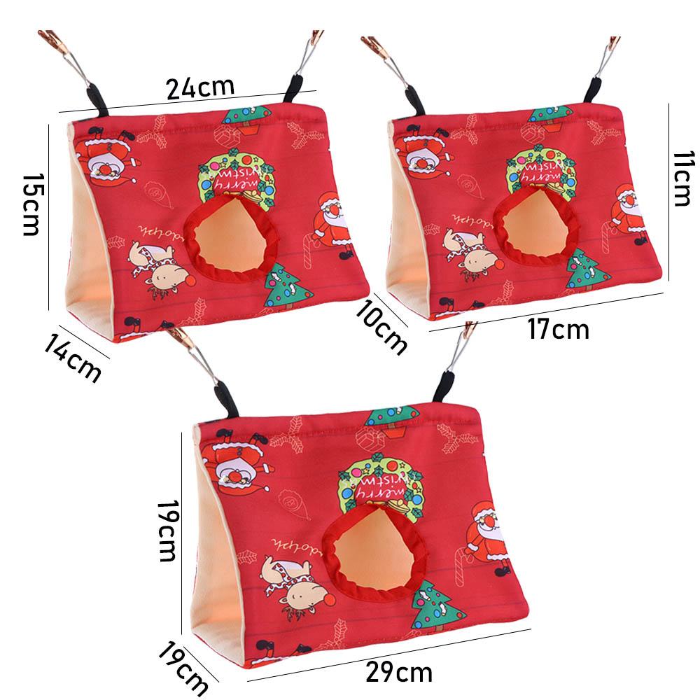 תוכי Lovebird חורף מסתור אוגר בית קטיפה שינה מיטה לחיות מחמד אוהל תוכי ערסל ציפור בקתת