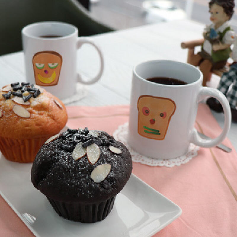 cb763-Design Mug 2p-Bread Emotional Expression