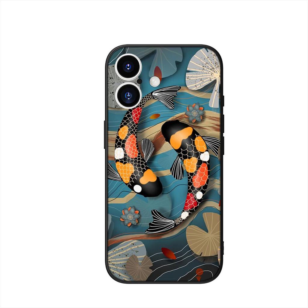 Phone Cover for Xiaomi Redmi Note 14 12 13 ProPlus A3 Pro Plus 12C 13C 14C 5G Case Fly Trout Carp Fishing Fish Rod Casing